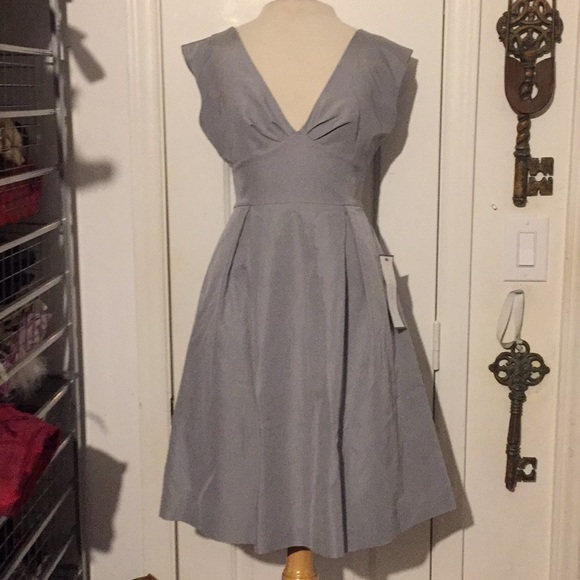 J. Crew Dresses & Skirts - NWT J. Crew Size 2 Silver Gray Silk & Cotton Dress